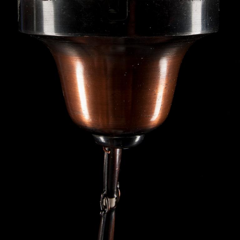 TAKLAMPA, pendant, 1900-talets slut. Tot.höjd 87 cm.