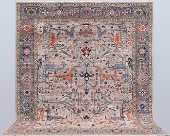 Rug, Ziegler, Heriz design, 299 x 245 cm.
