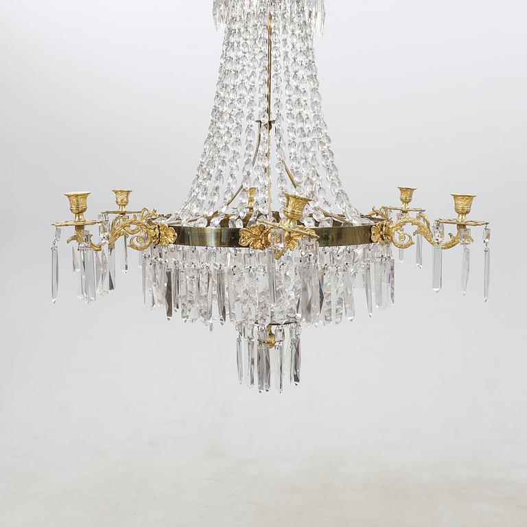 Late Empire chandelier, late 19th century.