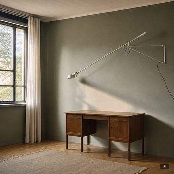 Paolo Rizzatto, vägglampa, modell 265, Flos, Italien.