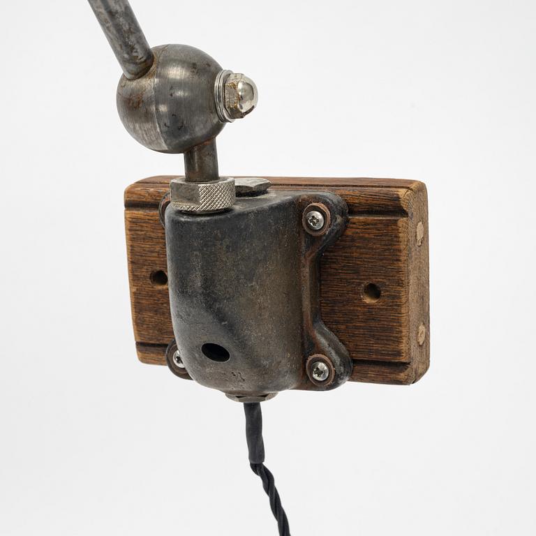 Wall lamp, industrial, mid-20th century.