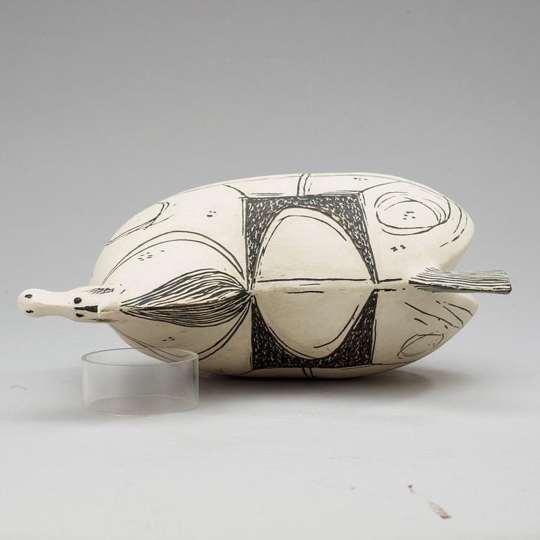 A Stig Lindberg stoneware figure, "Springare", Gustavsberg studio.