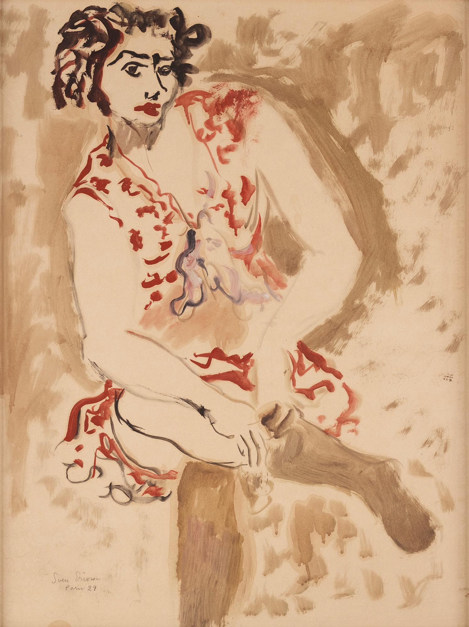 Sven X:et Erixson, "Modell, Paris".