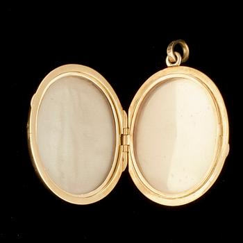 BERLOCK, 18k guld, Lars Larson & Co, Göteborg 1935. Totalvikt ca 30 g.