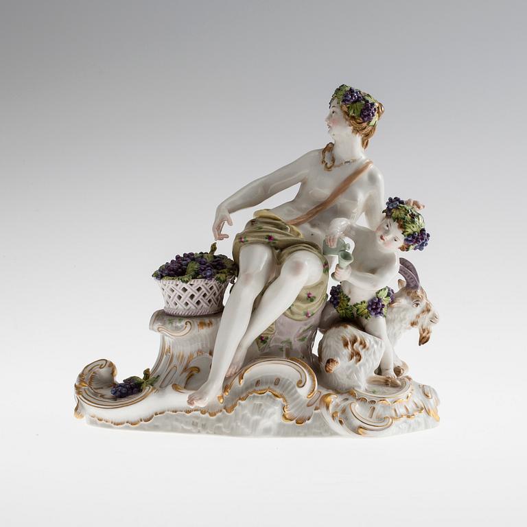 FIGURIN, porslin, KPM Berlin 1870-1882. Numrerad 140/199, 50..