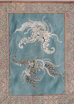 PARTI TEXTILIER, 6 st, Kina, tidigt 1900-tal.