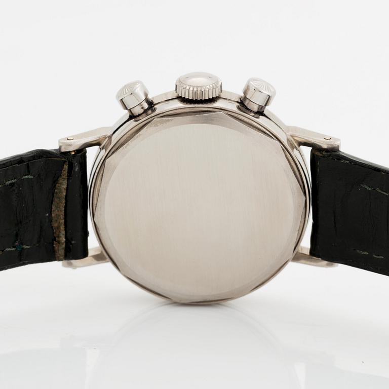 Ulysse Nardin, Locle Suisse, chronograph, "François Borgel Case", ca 1945.