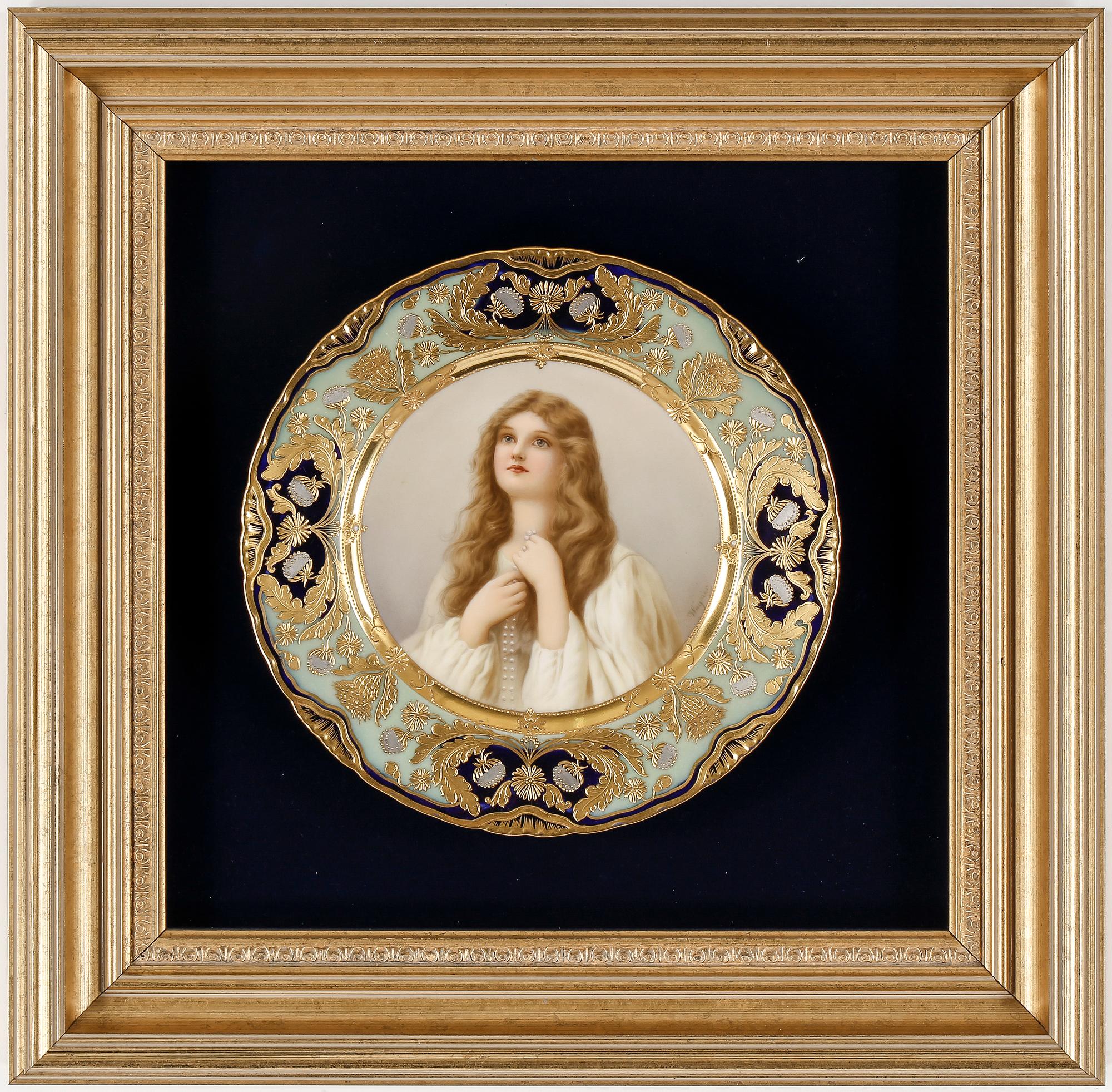 TALLRIKAR, 6 stycken, sannolikt Tyskland/Österrike, 1800-talets sista kvartal.