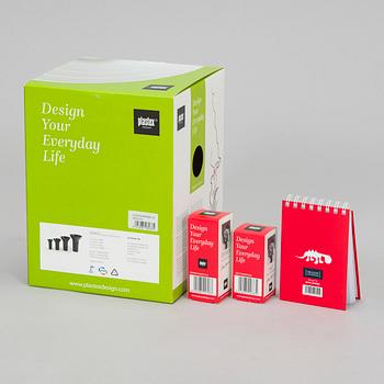 Eero Aarnio, erä kodintuotteita, 13 kpl, eri valmistajia.