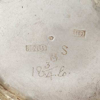 A Swedish late 18th century combined curtlery, dressing- and writing box, from Strömsbergs estate.