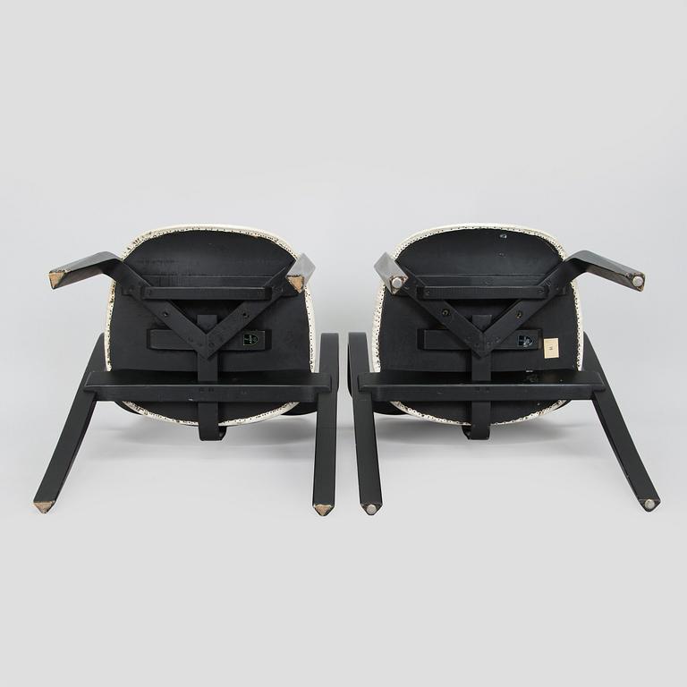 Ilmari Tapiovaara, a set of six 1960s 'Aslak' armchairs for Asko, Finland.