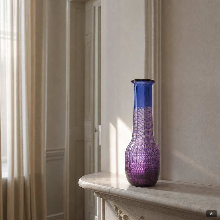 Sven Palmqvist, A 'Kraka' glass vase, Orrefors, Sweden.