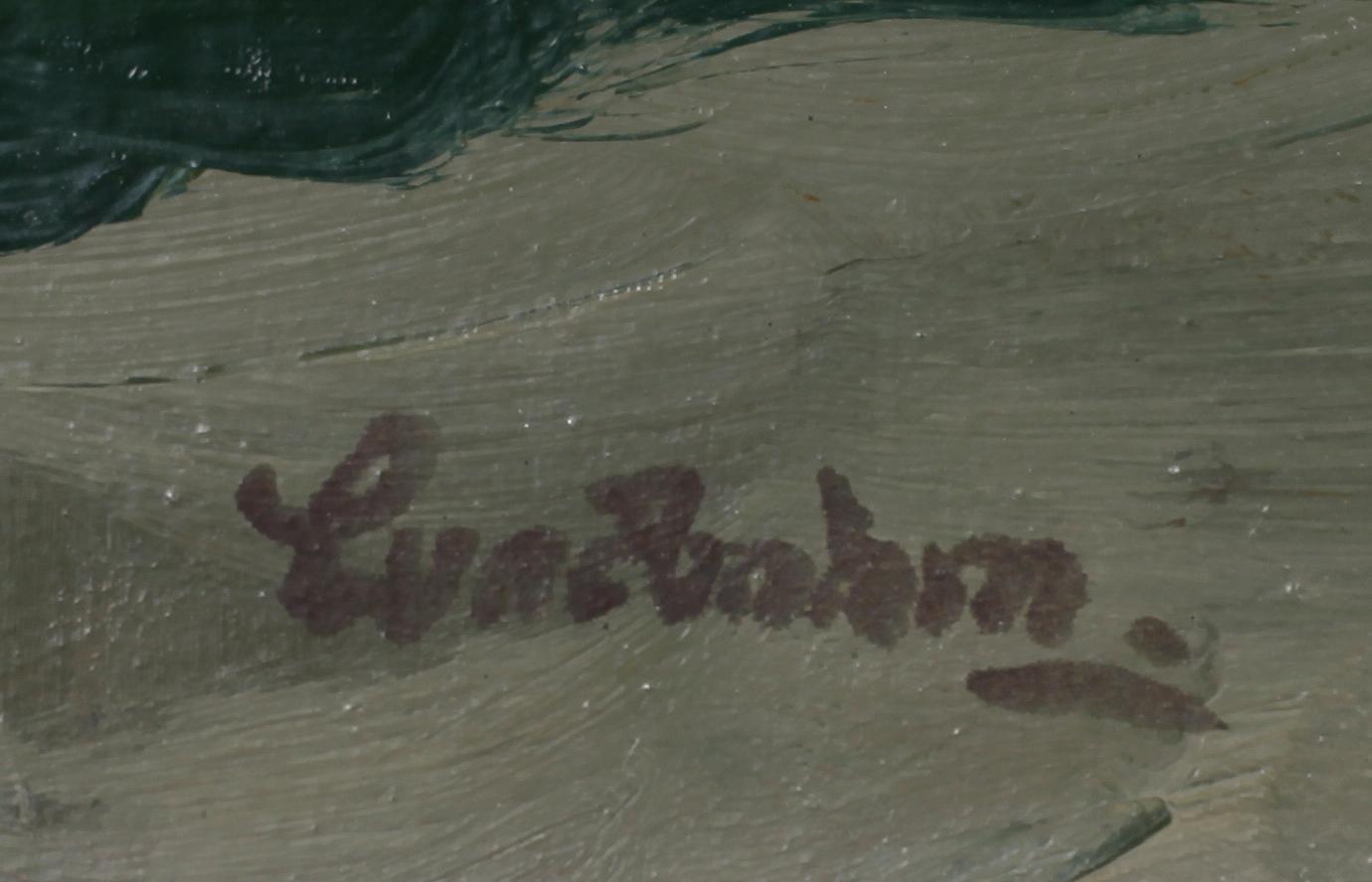 SIXTEN LUNDBOHM, olja på duk, signerad.