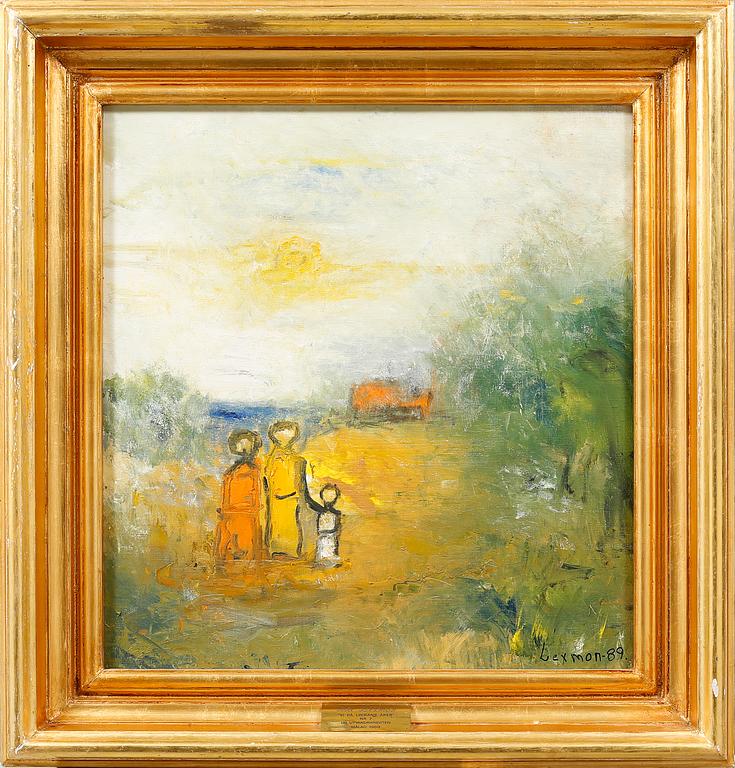 ÅKE LEXMON, olja på duk, signerad och daterad 89.