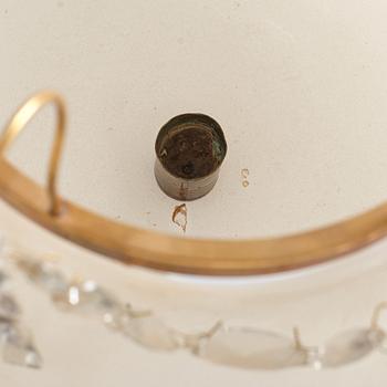 A Gustavian-style 20th century one-light hanging-lamp.