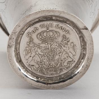 ANDERS FALCK bägare  silver Jönköping, 1726.