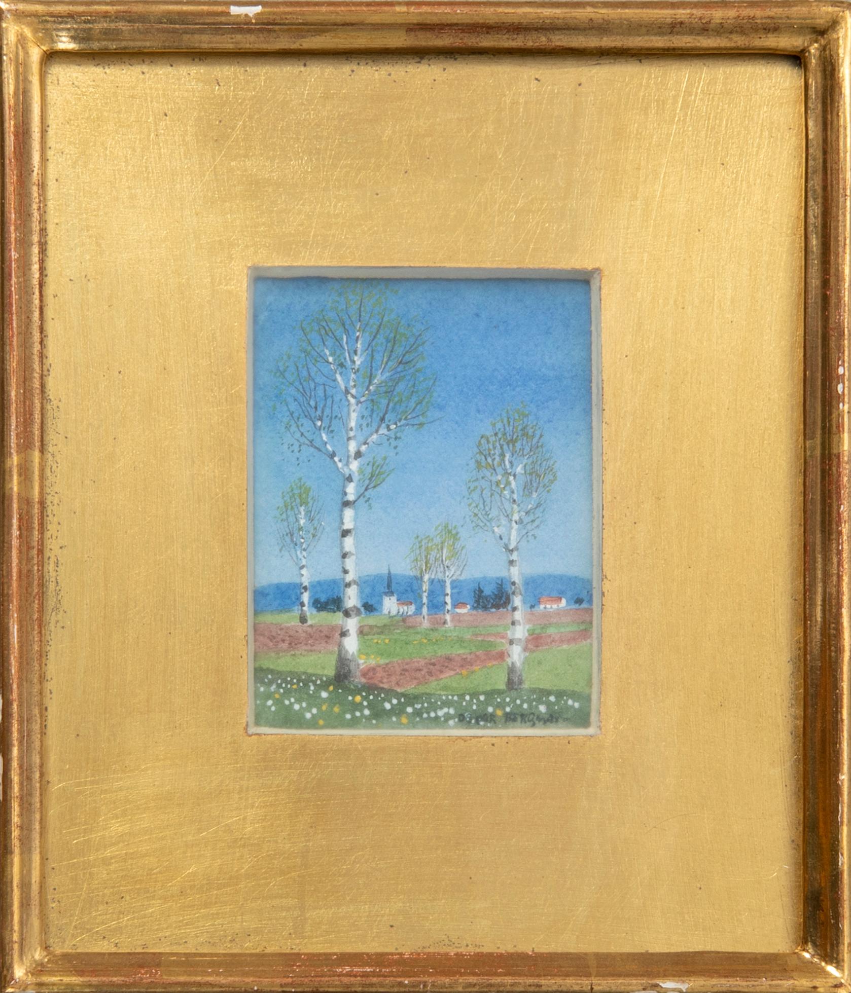 Oskar Bergman, Spring Birches.