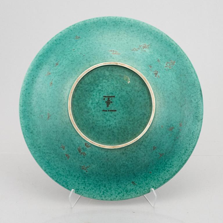 Wilhelm Kåge, an 'Argenta' stoneware dish, Gustavsberg 1954.