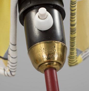 GOLVLAMPA, 1950-tal, märkt "ESAE 58".