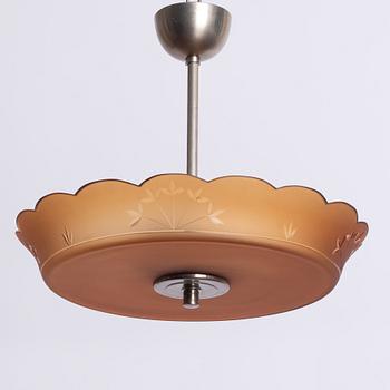 Kosta, attributed to, a ceiling lamp, 1930s.
