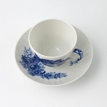 A 96-piece dinner and coffee service, 'Blue Flower', Royal Copenhagen, Denmark.