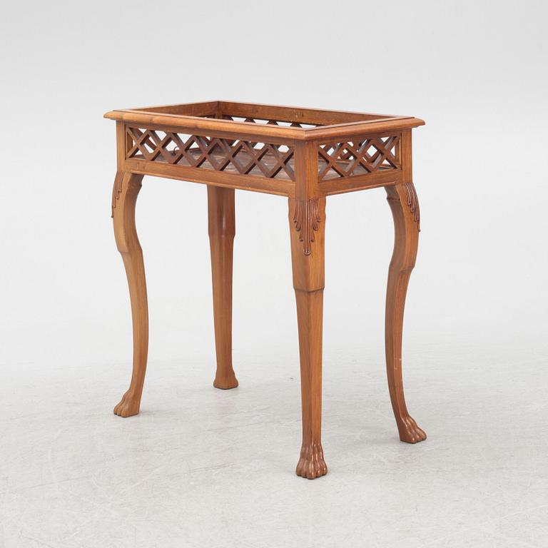 A rococ style flower table, AB Nikolai Bomans Ångsnickeri, Åbo, Finland, first half of the 20th century.