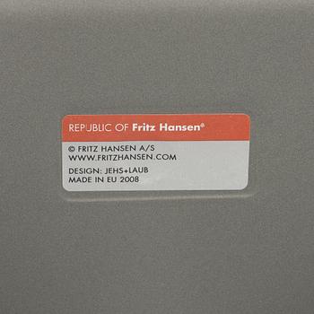 Jurgen Laub & Markus Jehs, chairs, model "JL10", a pair, Fritz Hansen.