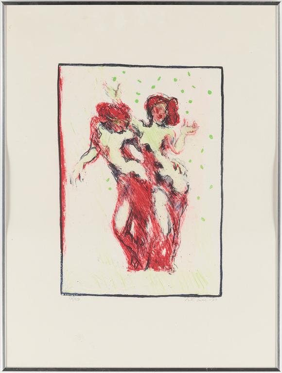 PETER DAHL, färglitografi, signerad o numrerad 175/250. Daterad - 79.