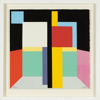 C Göran Karlsson, silkscreen in colours, signed and numbered 68/200.