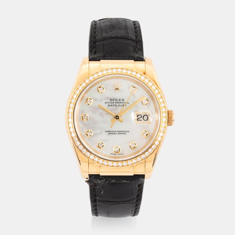 Rolex,, Datejust, "Mother of Pearl Diamond Dial".