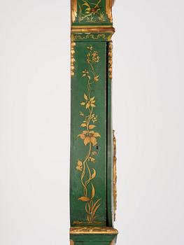 A rococo longcase clock by P. Ernst (watchmaker in Stockholm 1753-84).