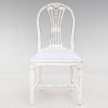 STOLAR, 8 st, gustaviansk stil, 1900-talets andra hälft.