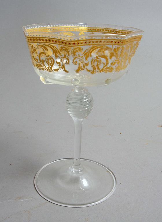 GLASSERVISER, 22 delar, bl a Murano.