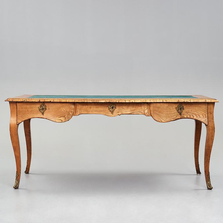 The Carl Linnaeus' writing desk. Swedish Rococo, mid 1700's.