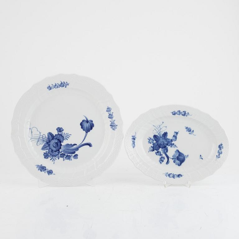 Royal Copenhagen, dinner service, 61 pieces, "Blue Flower", Denmark.