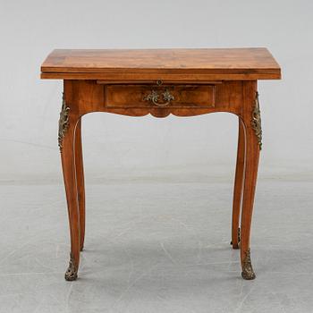 A rococo style card table. early 20th Century.