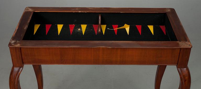 SPELBORD, mahogny, nyrokoko 1800-talets senare hälft.