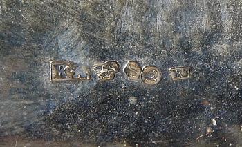 PARTI SILVER, 10 delar, bl a England och Finland, 1800/1900-tal.