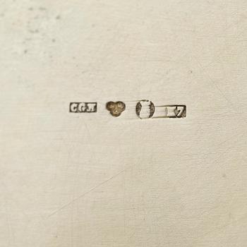 PARTI SERVISDELAR, 3 + 1 delar, silver, bl a CG Hallbergs Guldsmeds AB, Stockholm, 1912. Totalvikt ca 1309 g.