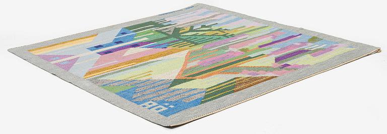 Agda Österberg, a tapestry, 'matta 307' flat weave and tapestry weave, c. 175 x 178 cm, signed AÖ.