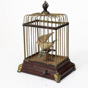 Birdcage-form musical box, late 19th century.