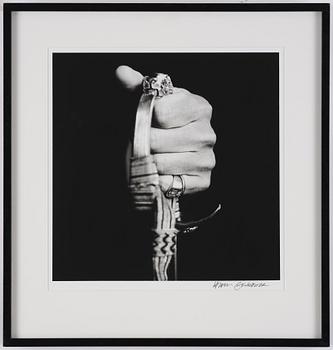 Hans Gedda, "Kung Carl XVI Gustafs hand", 1996.