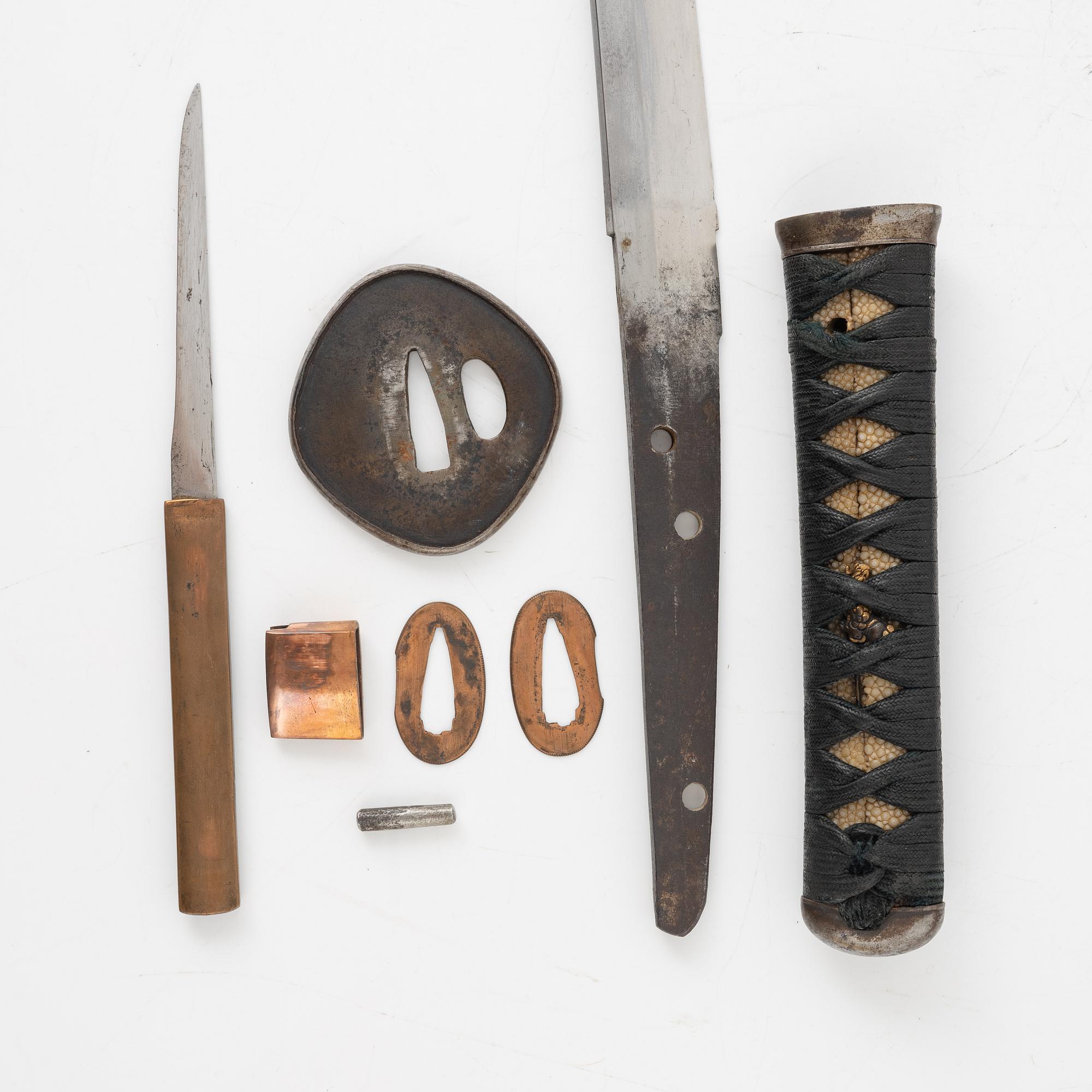 A Wakizashi, mumei, Japan, 16th/17th Century.