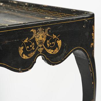 Tebord, Sverige, 1700-talets andra hälft, Rokoko.