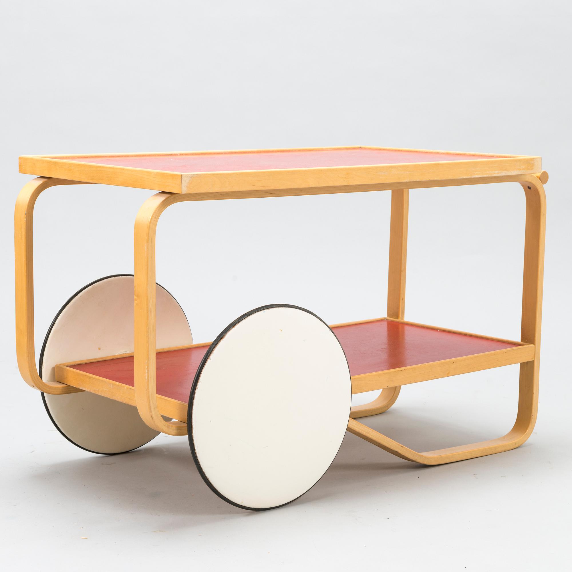 ALVAR AALTO, SERVERINGSVAGN, modell 98, Artek, 1900-talets mitt.