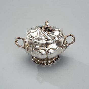 SOCKERSKÅL, silver, Litauen, Vilnius 1858, Daniszewski vikt 836 g.