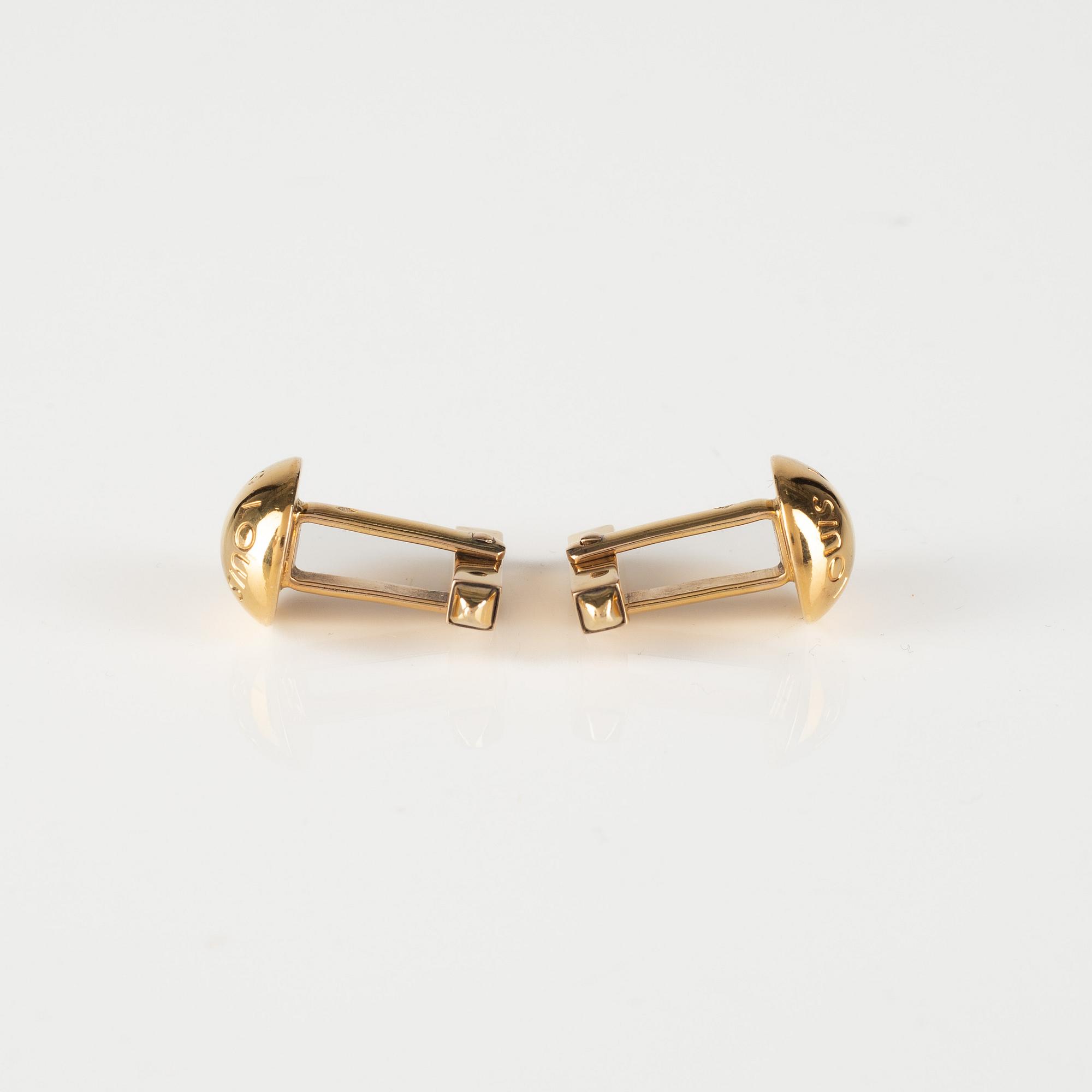 Louis Vuitton, cufflinks.