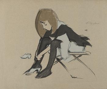 HELENE SCHJERFBECK, "SILK SHOE".