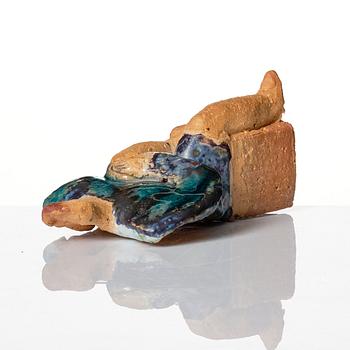 Lisa Larson, a unique stoneware sculpture, signed and dated 1984.