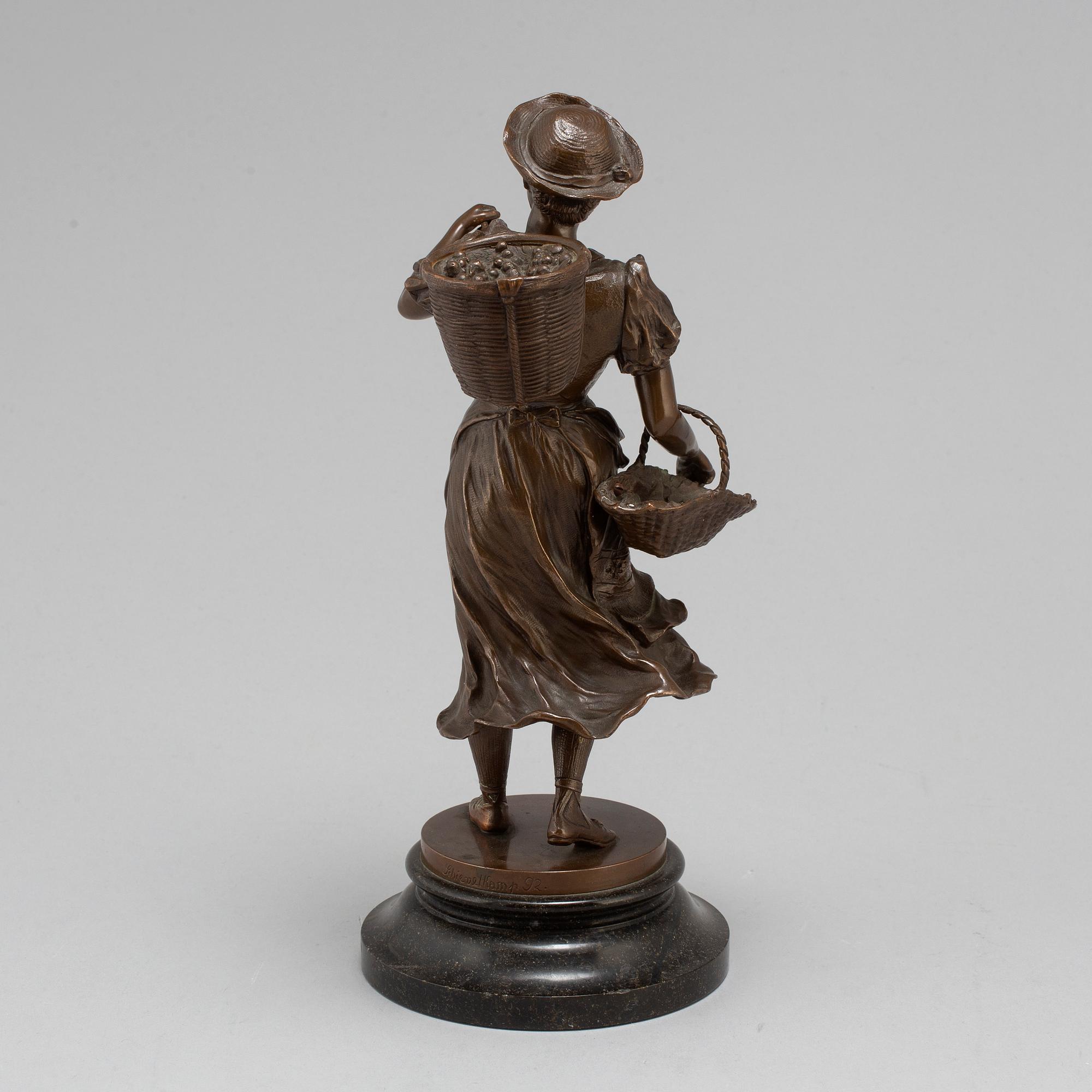 HELMUTH SCHIEVELKAMP, sculpture, bronze, signed and dated 92.